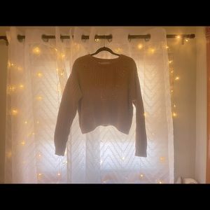 Crop sweater